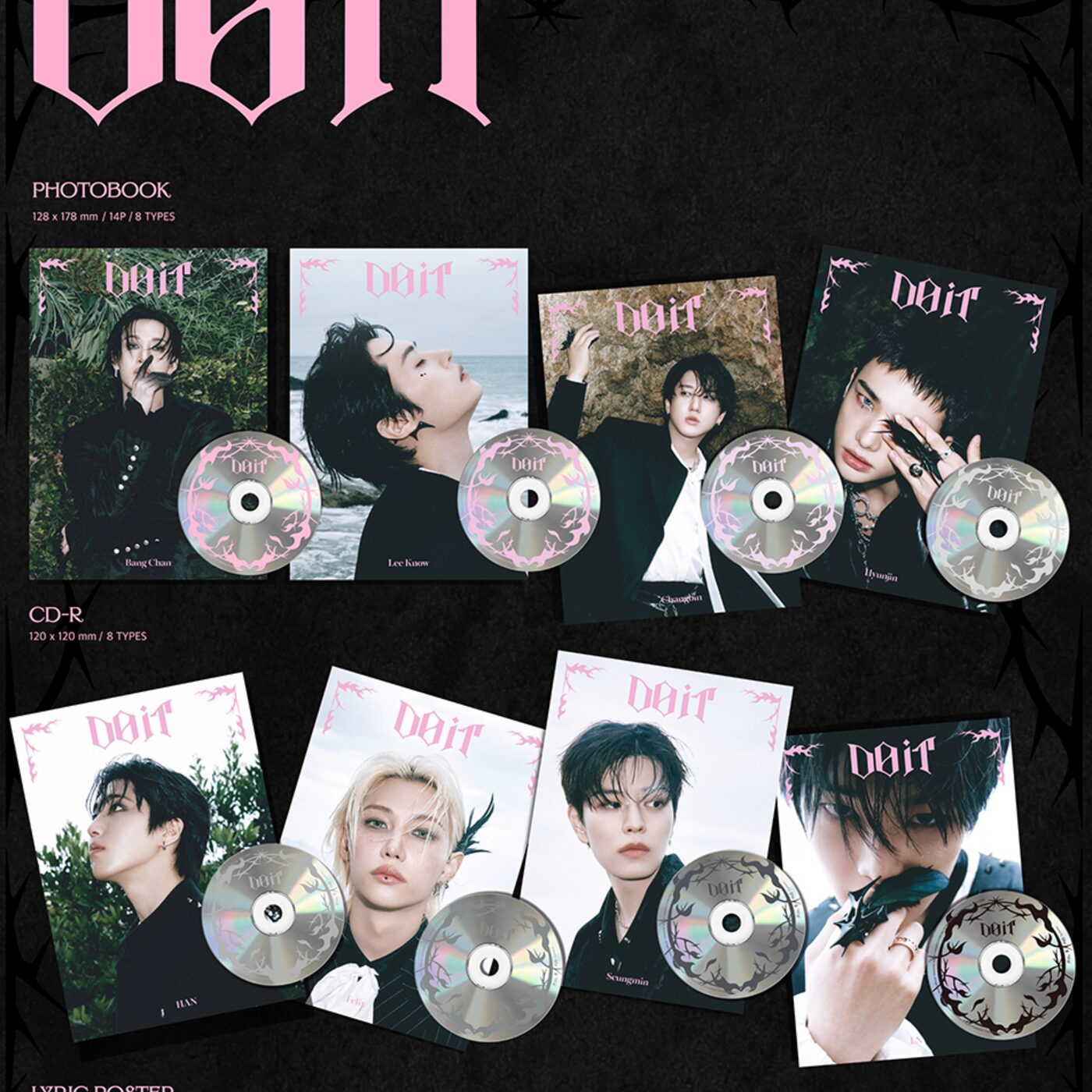 Stray kids DO IT MusicKorea トレカ 8枚 8種セット MusicKorea